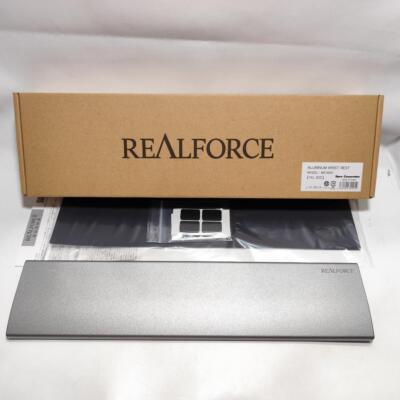 REALFORCE M070201 Aluminium Handballenauflage Tenkey-less Größe Dark Silver