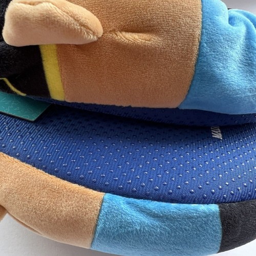 Pantofole di peluche Squishmallows Baron lo schiaccianoci bambini taglia 13-1 morbide e confortevoli NUOVE - Foto 4 di 5