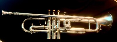 Bb Trumpet - Rare Vintage Paris Courtois, Large Bore, Silver Plate