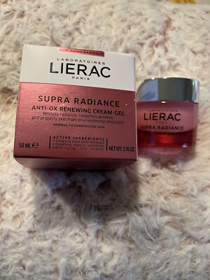 Lierac Supra Radiance Anti-Ox Renewing Cream-Gel 1.76oz / 50 ml New Sealed Rare