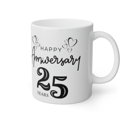25th Anniversary mug White Mug, 11oz | eBay