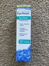 Bausch & Lomb Advanced Eye Relief Eye Wash - 4 oz - NEW - EXP 4/1/26