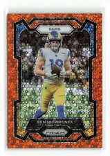 BEN SKOWRONEK #163 2023 PANINI PRIZM RAMS ORANGE DISCO