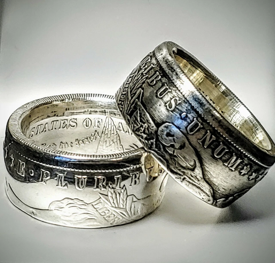 1878 First Year Morgan Dollar Coin Ring handcrafted(sizes 8-16) - Image 2 of 2