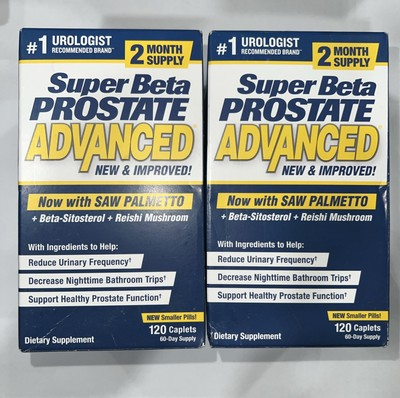 #ad #ad 2 Super Beta Prostate Advanced 120 Caplets In Each Bottle Exp 12 2027 $67.99