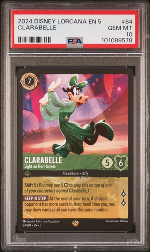 Clarabelle - Light on Her Hooves graded PSA 10 for sale on eBay