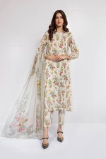 Designer Maria B brand new Pakistani shalwar kameez and real chiffon dupatta