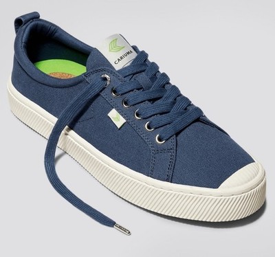 NIB Cariuma 41 Women's 10 Men s 8.5 OCA Low Canvas Sneaker Shadow Blue Shoes