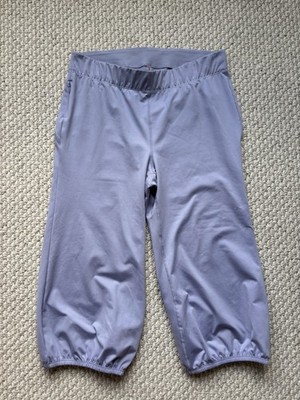 Free People Movement Let s Bounce Pants Size Large Cropped Lavender Purple NEW