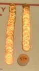 Roll Of 50  BU 1957-D  Lincoln Wheat Cents Penny MS  Gem UNCIRCULATED A1