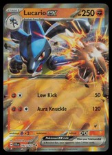 Lucario ex 082/142 Double Rare Stellar Crown Pokemon Holo Near Mint
