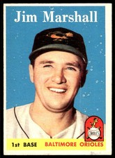 1958 Topps #441 Jim Marshall | VG