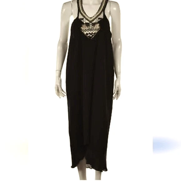 knee length dresses for ladies FOR LOVE & LEMONS Amora Maxi Floral Dress – Lusso Di Luna Boutique main image 1