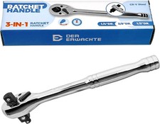 3-in-1 Ratchet Handle 14 38 12 Ratchet Wrench Socket Wrench 72-tooth