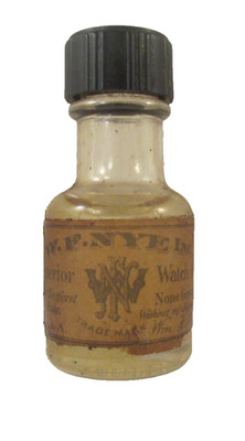 Vintage W.F. NYE Inc SUPERIOR WATCH OIL BOTTLE