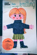 VINTAGE Mon tricot Knitting Patterns Workbook 1973