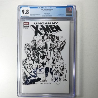 Uncanny X-Men #1 CGC 9.8 Dave Cockrum Sketch Variant Hidden Gem Marvel 2019 WP