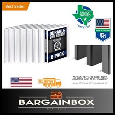 Sustainable .5 Inch Binders in 8 Pack - Eco-Friendly & Made in the USA