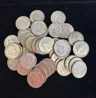 Lot of 46 Kennedy Half Dollars 40% Silver Mixed Dates $23 FACE MIX NO RESERVE