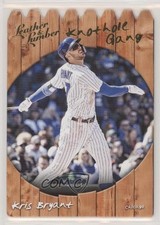 2019 Panini Leather & Lumber Knothole Gang Gold 32/99 Kris Bryant #KHG-7 uk2