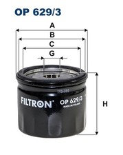 Ölfilter FILTRON OP 629/3 Anschraubfilter für FORD HP MAX HN FOCUS HM DXA CEU 3