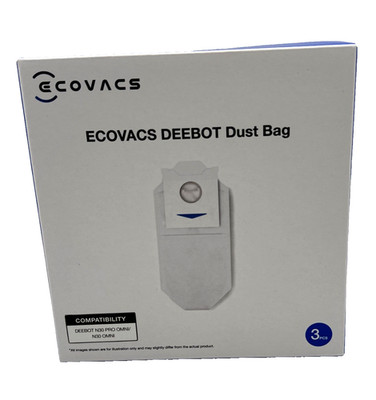 ECOVACS 3-teiliges Set/Box Antibakterielle Staubsaugerbeutel für DEEBOT N30 PRO