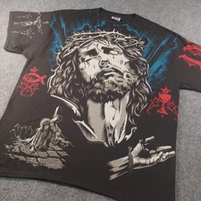 Liquid Blue Jesus Tee Ascension Mens XL Limited Edition Shirt #6 Exclusive