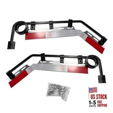 Pair Angled Down Bar Type Mud Flap Hangers Complete Kit 2 Coil, 2 Coils Type