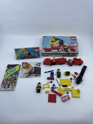 LEGO Town: Snorkel Pumper (6690) - Used As Is Vintage Vehicle w Box & Books