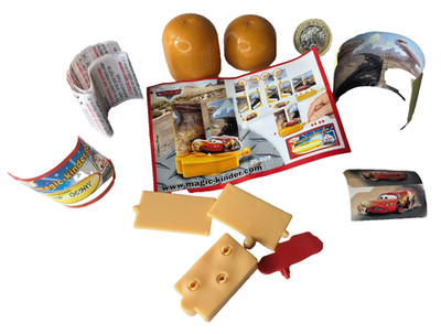 Kinder Ei Spielzeug Disney Cars komplett Vintage ra