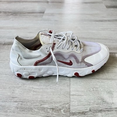 Nike Renew Lucent Womens 9.5 White Red Running Shoes BQ4152-102 Athletic