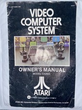 Vintage Atari Video Computer System Owner's Manual - Model CX2600