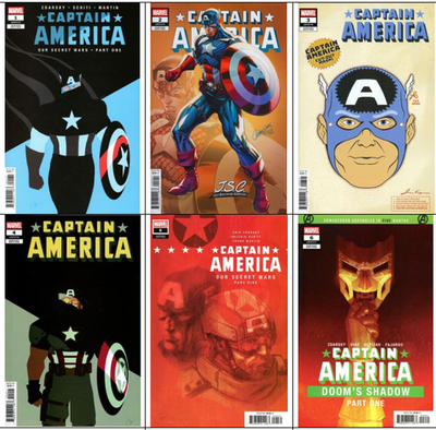 #ad Captain America # 1 4 5 Chip Zdarsky 2 Campbell 3 G amp; 6 Spoiler SET Lot 2025 26 $39.99