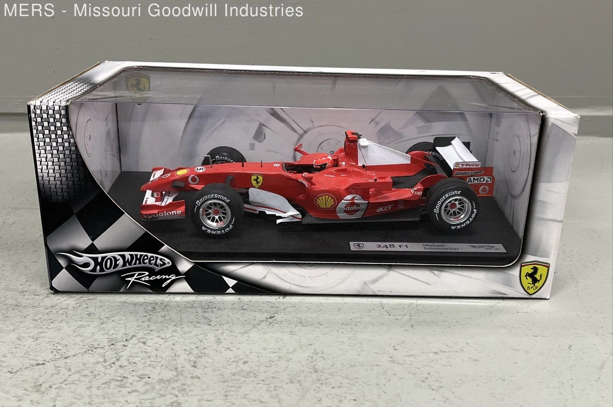 Hot Wheels Michael Schumacher 1:18 Scale Diecast Racing Cars