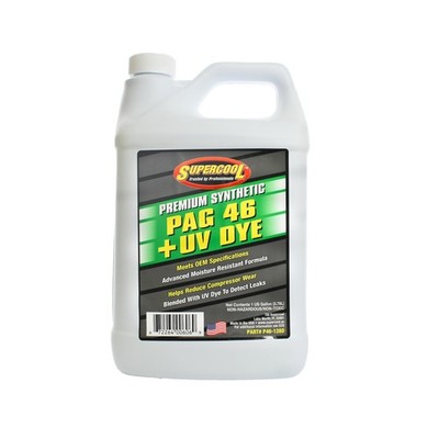 TSI Supercool P46-128D PAG Oil 46 Viscosity with UV Dye Gallon 1-Pack 1 Gallon