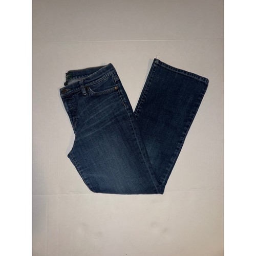 Lauren Jeans Co Ralph Lauren Petite Bootcut Dark Wash Denim Jeans Size 10P - Picture 3 of 9