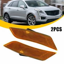Amber Front Bumper Side Marker Lights For 2013 2014 Cadillac Ats 17-2024 Xt5 C