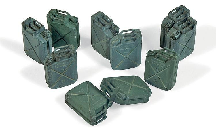 Vallejo SC206 - 1/35 Allied Fuel Canisters, WWII, 12 Pieces