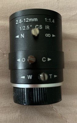 2.8 12mm varifocal CCTV lens