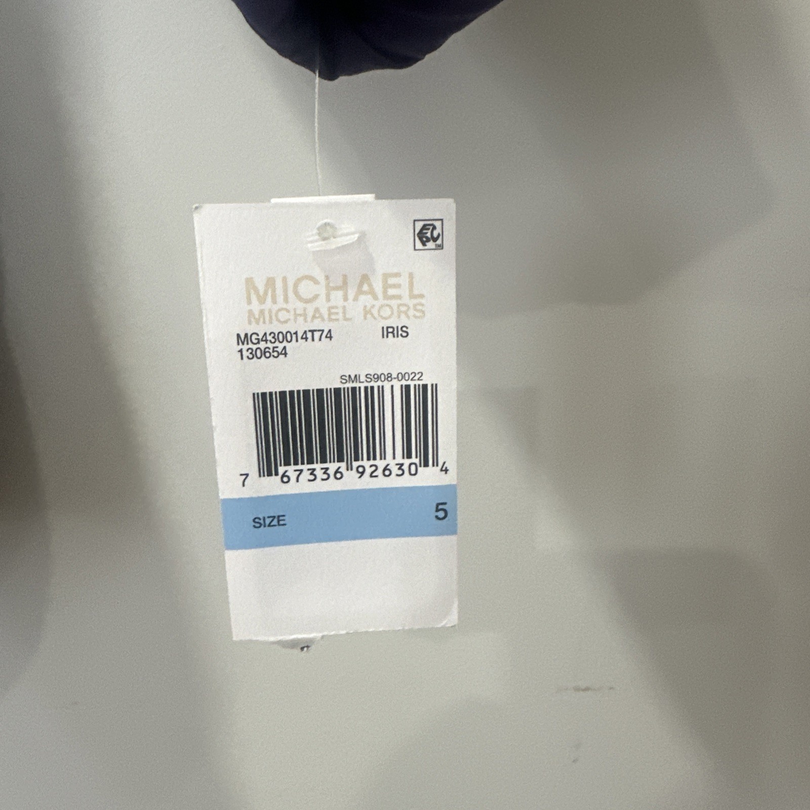 Michael Kors Girls Heavy Weight Coat Faux Fur Size 5 Brand New with Tags Purple thumbnail 2