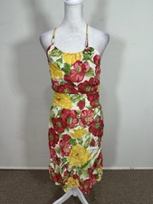Loft By Ann Taylor Women’s Multicolor Floral Print Dress Size 2