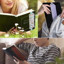 2-Pack Elastic Pen Holder for Notebook, Leather Pen Holder Stationery Zipper ...