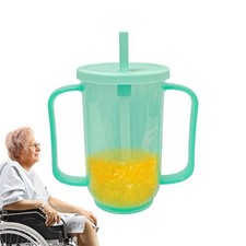 Sippy Cup For Baby Elderly Spill-Proof Feeding Beaker Cup Anti-Choking Feeding