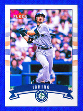 Ichiro Suzuki #242 (2002 Fleer) Baseball Card, Seattle Mariners, HOF