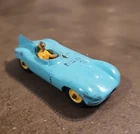 Vintage Dinky JAGUAR D Type Race Sports Car 1950s scca old diecast auto racing