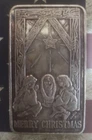 1 oz Silver Bar Vintage Merry Christmas Theme Secondary Market .999 Fine