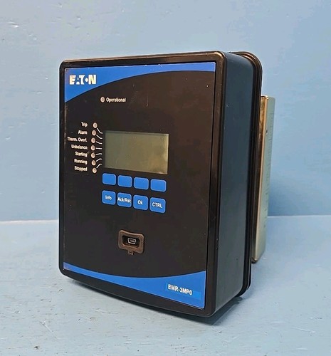 Eaton EMR-3MP0-2A9BB 5A 230Vac/270Vdc Motor Protective Relay Image 1 of 2