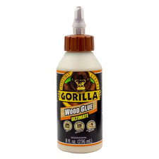 Gorilla Wood Ultimate Glue; Natural Color 8 oz Free Shipping USA