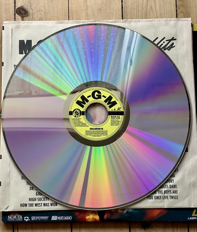 K Box Lettering GoldenEye 007 - James Bond - Letter Box Edition - Laserdisc | eBay ...