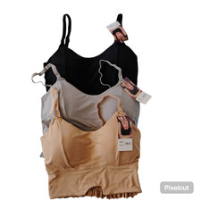 Non-wired soft comfort embroidery bra everyday wear padded